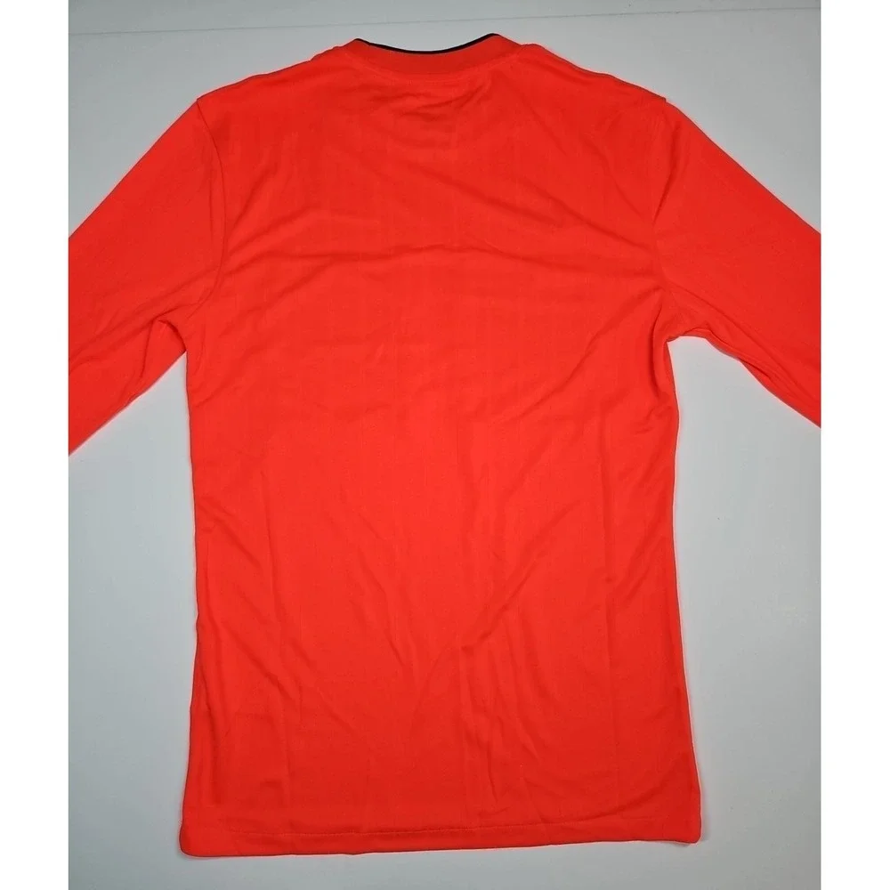 Nike Dri-FIT Mens Orange Soccer Referee Long Sleeve Jersey Size Small NWT Flawed